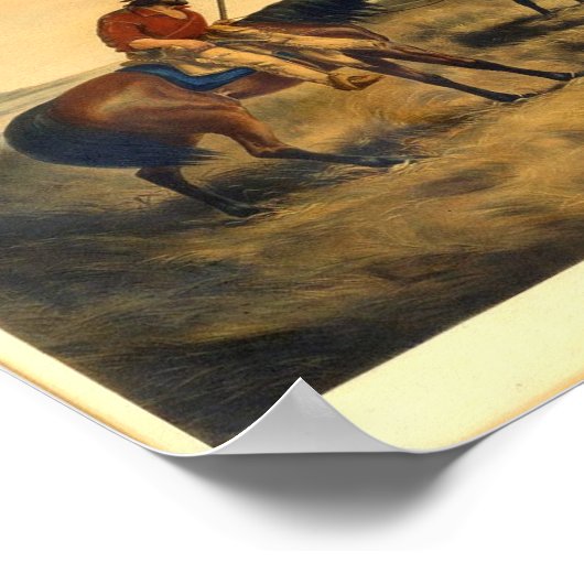 Western Afbeelding Het Poster van de laatste oorl (Hoek)