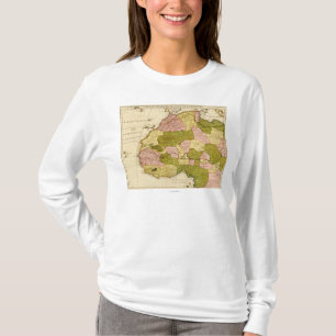 Western AfrikaPanoramische kaartWest-Afrika 3 T-shirt