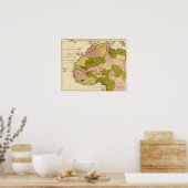 Western AfrikaPanoramische KaartWest-Afrika Poster (Keuken)