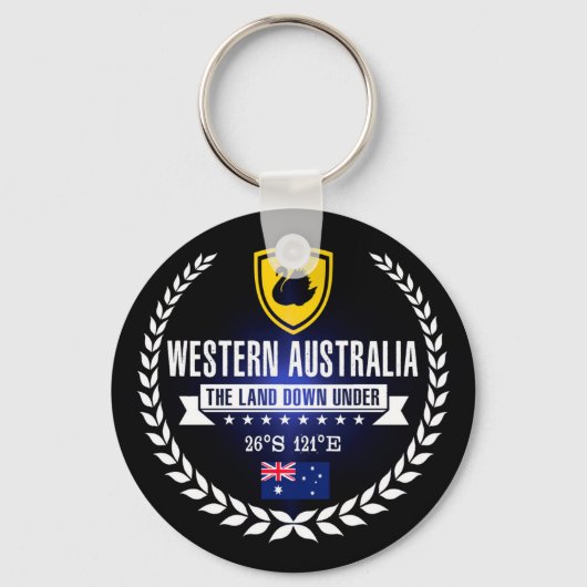 Western Australië Sleutelhanger (Voorkant)
