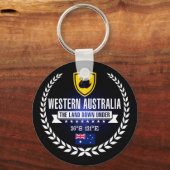 Western Australië Sleutelhanger (Voorkant)
