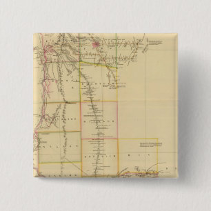 Western Australië Vierkante Button 5,1 Cm