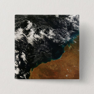 Western Australië Vierkante Button 5,1 Cm