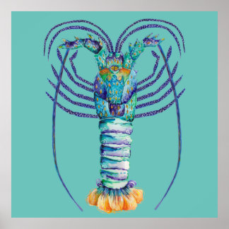 Western Australisch Poster met schildpadden