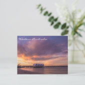 Western Australisch sunset Briefkaart (Staand voorkant)