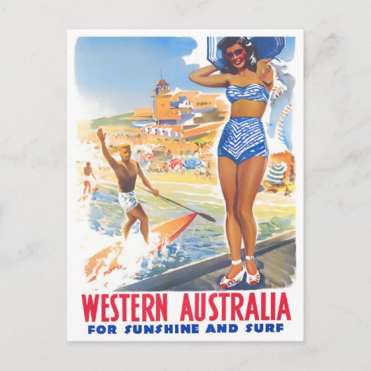 Western Australische vintonijnreis Briefkaart (Voorkant)