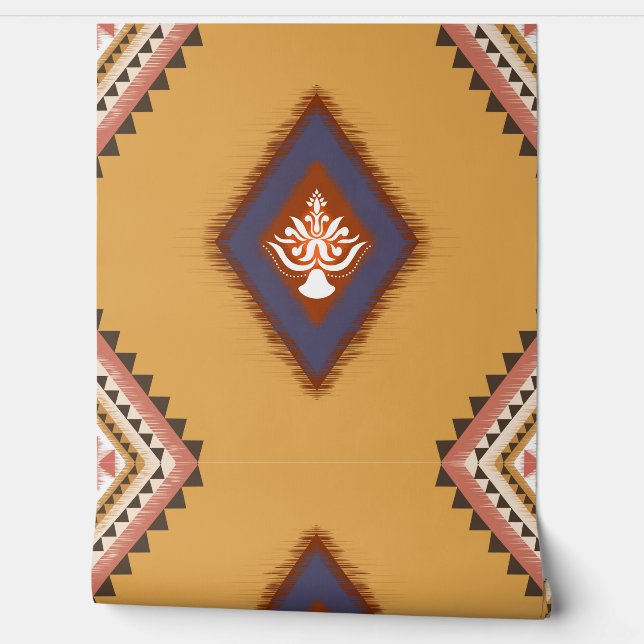 Western Azteeks behang (Afrollen)