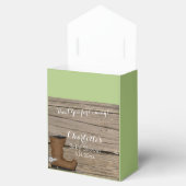 Western Baby shower Bedankdoosjes (Geopend)