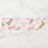 Western Baby shower bouteille d'eau Étiquettes (Étiquettes simples)