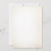 Western  Baby shower Kaart (Achterkant)