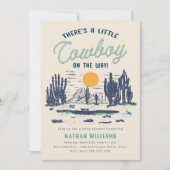  Western Baby shower Kaart (Voorkant)