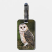 Western Bagagelabel van Barn Owl (Achterkant verticaal)