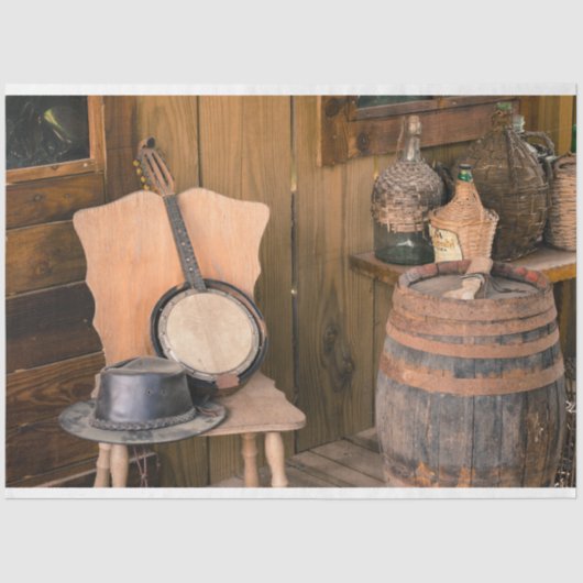 Western Bango-deportpapier Tissuepapier (Voorkant)