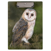 Western Barn Owl Clipboard Klembord (Voorkant)