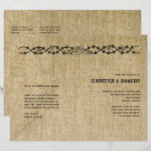 Western bindingsprogramma Burlap (Voorkant / Achterkant)