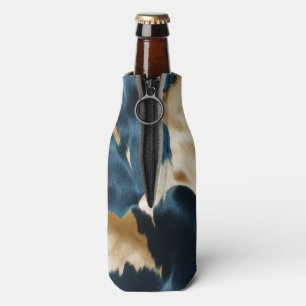 Western Blauw Bruin Goud Koeienhuid Flesjeskoeler
