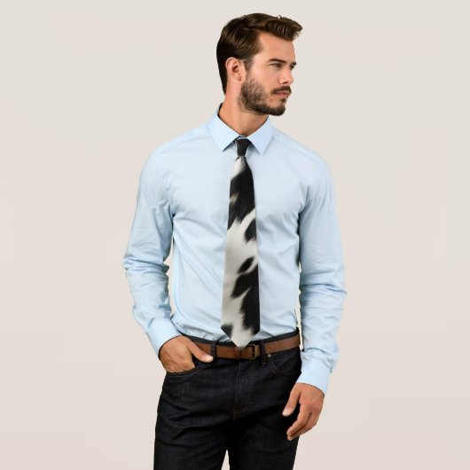 Western Boerderij Koeienhuid Stropdas (In situ)