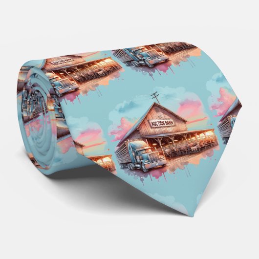 Western Boerderij ranch veeschuur Stropdas (Opgerold)