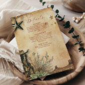 Western Boho Cactus Desert Landscape Bruiloft Informatiekaartje