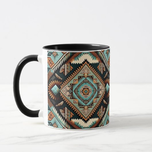 Western Boho Pattern Mok (Links)