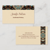 Western Boho Pattern Visitekaartje (Voorkant / Achterkant)