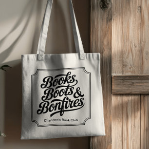 Western Books Boots & Bonfires Book Club Sac fourr