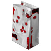 Western Boot Spurs Coeurs Imprimer Sac Cadeau (Dos Angle)