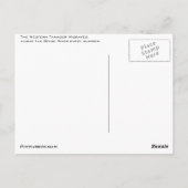 Western Briefkaart Tanager (Achterkant)