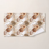 Western Brown Cream Floral sud-ouest (Serviette à main)