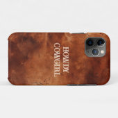 Western Brown Howdy Cowboy Brown Case-Mate iPhone Case (Achterkant (horizontaal))