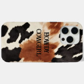 Western bruin crème dierlijk Koeienhuid Case-Mate iPhone Case (Achterkant (horizontaal))