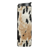 Western bruin crème Koeienhuid Dier Thermosbeker (Gedraaid links)