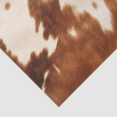 Western bruin crème Koeienhuid Tissuepapier (Detail)