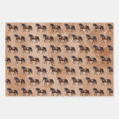 Western bruin inpakpapier vel (Voorkant 2)