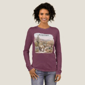 Western Cactus Horse Tri-Blend Shirt (Voorkant)