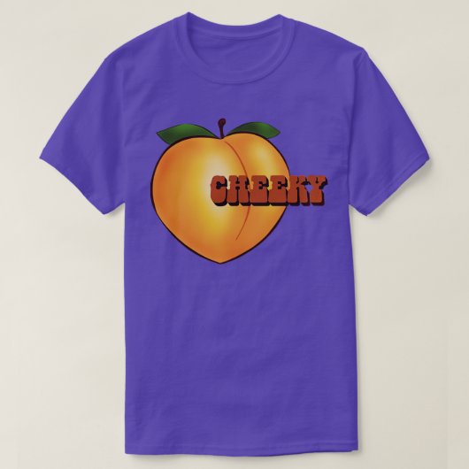Western Cheeky Peach TShirt (Design devant)