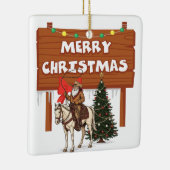 Western Christmas holiday Ornament (Rechts)