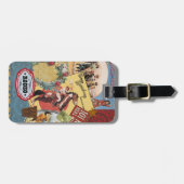  western collage bagagelabel (Voorkant horizontaal)