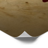 western country cowboy photo mariage Poster (Coin)