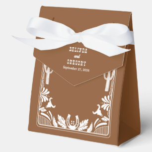 Western Country Cowboy Rustic Wedding Welkom Bedankdoosjes