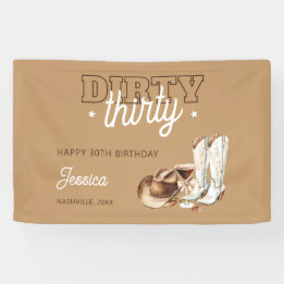 Western Country Dirty Thirty 30th Birthday Party Spandoek
