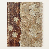 Western Country Leather n Lace Initiaal Planner (Achterkant)