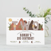 Western Cowboy 2e Invitation anniversaire (Debout devant)