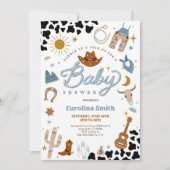 Western Cowboy Baby Shower Invitation (Devant)