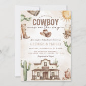 Western Cowboy Baby shower Invitation (Devant)