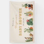 Western Cowboy Baby shower Welkom Spandoek (Verticaal)