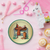 Western Cowboy Champion Brother Zadellaarzen Papieren Bordje (Feest)