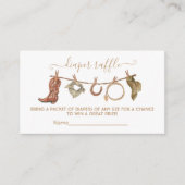 Western Cowboy clothesline Diaper Carte Raffin (Devant)