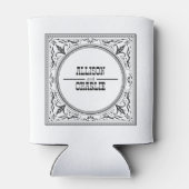 Western Cowboy Country Bruiloft Blikjeskoeler (Achterkant)