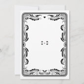  Western Cowboy Country Rehearsal Dinner Kaart (Achterkant)